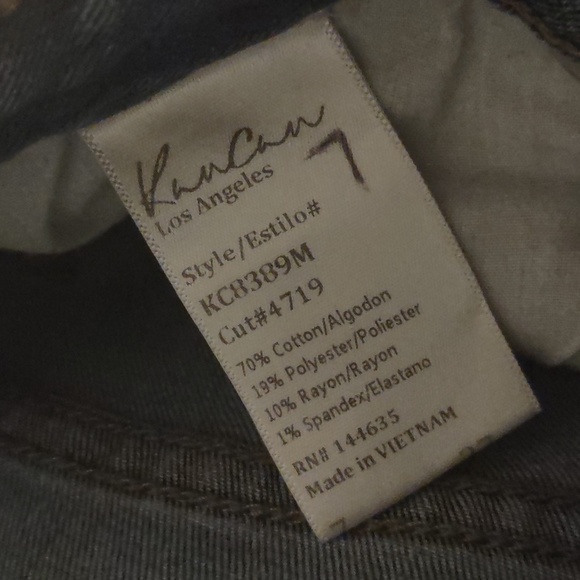 Kancan Mid-Rise Skinny Jeans Maybe High rise button closure 27 juniors size 7 - Picture 7 of 9